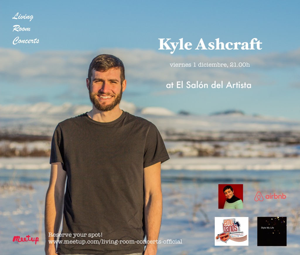 1 December - LRC presents Kyle Ashcraft at El Salon del Artista