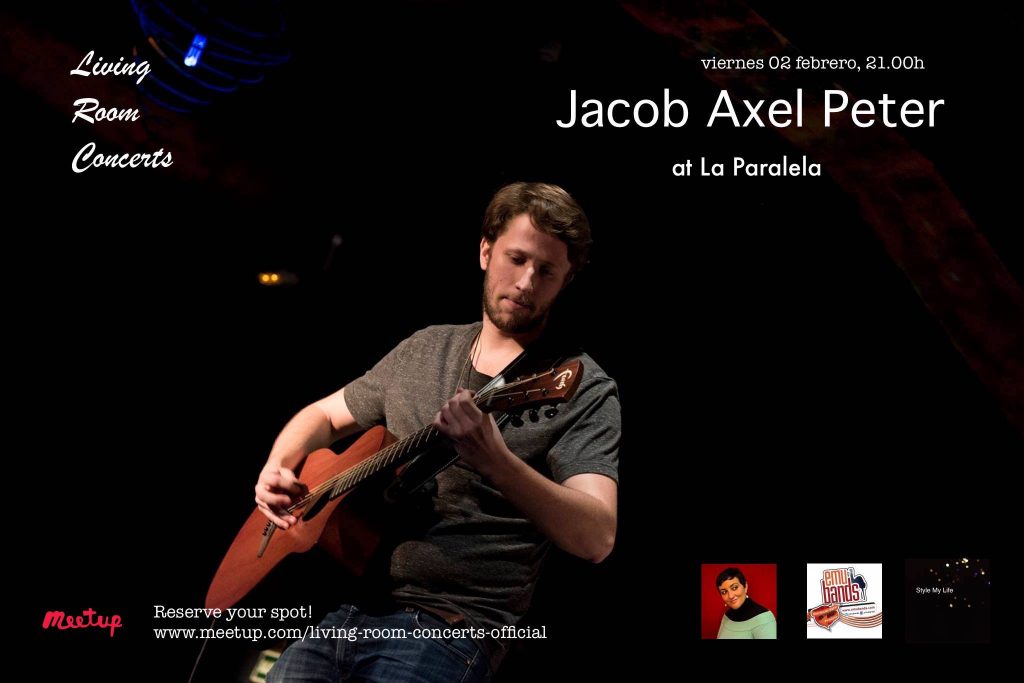 2 February - LRC presents Jacob Axel Peter at La Paralela