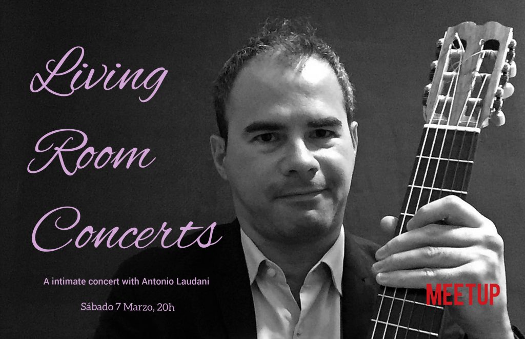March 7 - Antonio Laudani  - Living Room Concerts 